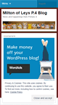 Mobile Screenshot of miltonofleysp4blog.wordpress.com