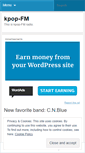 Mobile Screenshot of kpopfm.wordpress.com