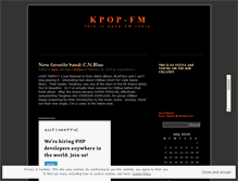 Tablet Screenshot of kpopfm.wordpress.com