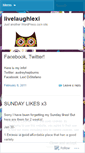 Mobile Screenshot of livelaughlexi.wordpress.com