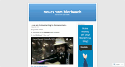 Desktop Screenshot of bierbauch.wordpress.com