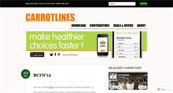 Desktop Screenshot of carrotlines.wordpress.com