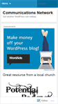 Mobile Screenshot of commnetwork.wordpress.com