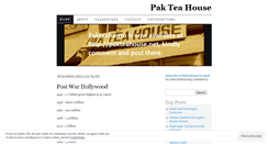 Desktop Screenshot of pakteahouse.wordpress.com