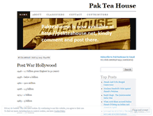 Tablet Screenshot of pakteahouse.wordpress.com