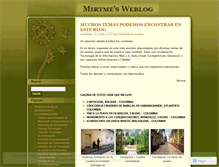 Tablet Screenshot of mirtme.wordpress.com