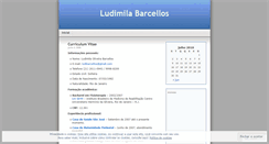 Desktop Screenshot of ludimilabarcellos.wordpress.com