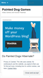 Mobile Screenshot of painteddoggames.wordpress.com