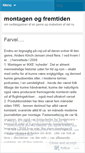 Mobile Screenshot of montagen.wordpress.com