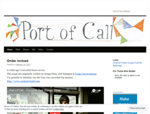 Tablet Screenshot of portofcallmusic.wordpress.com