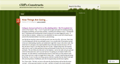 Desktop Screenshot of clifftravis.wordpress.com