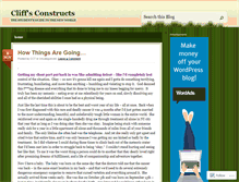 Tablet Screenshot of clifftravis.wordpress.com