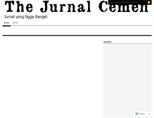 Tablet Screenshot of cemenbanget.wordpress.com