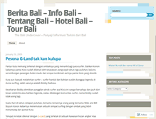 Tablet Screenshot of beritabali.wordpress.com