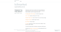 Desktop Screenshot of lcfmarket.wordpress.com