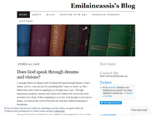 Tablet Screenshot of emilaineassis.wordpress.com