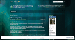Desktop Screenshot of kingheruprasdodi.wordpress.com