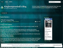 Tablet Screenshot of kingheruprasdodi.wordpress.com