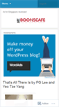 Mobile Screenshot of boonscafe.wordpress.com
