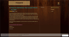 Desktop Screenshot of nopppoa.wordpress.com