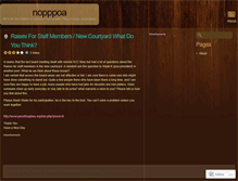 Tablet Screenshot of nopppoa.wordpress.com