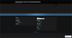 Desktop Screenshot of anecdotalmedicine.wordpress.com