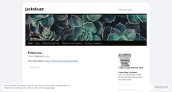 Desktop Screenshot of jacksbuzz.wordpress.com