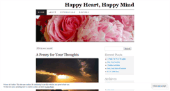 Desktop Screenshot of happyhearthappymind.wordpress.com