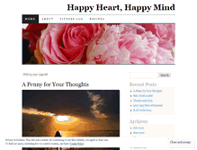 Tablet Screenshot of happyhearthappymind.wordpress.com