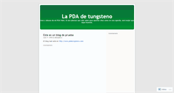 Desktop Screenshot of detungsteno.wordpress.com