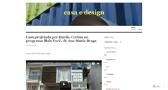 Desktop Screenshot of casaedesign.wordpress.com