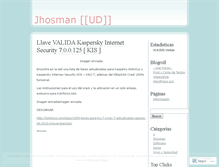 Tablet Screenshot of jhosmanud.wordpress.com