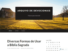 Tablet Screenshot of devocionais.wordpress.com