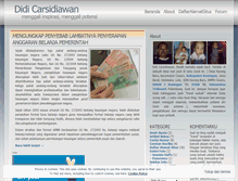 Tablet Screenshot of didicarsidiawan.wordpress.com
