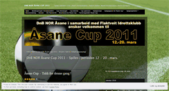 Desktop Screenshot of aasanecup.wordpress.com