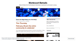 Desktop Screenshot of montessoriborealis.wordpress.com
