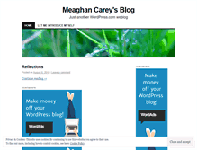 Tablet Screenshot of megcarey.wordpress.com