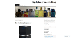 Desktop Screenshot of bigslyfragrance.wordpress.com