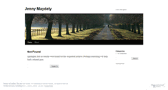 Desktop Screenshot of jennymaydely.wordpress.com