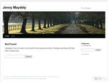 Tablet Screenshot of jennymaydely.wordpress.com