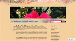 Desktop Screenshot of chandanlk.wordpress.com