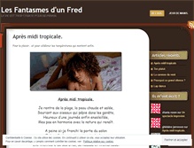 Tablet Screenshot of fredcoquin.wordpress.com