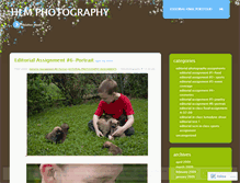 Tablet Screenshot of hlmphotography.wordpress.com