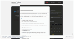 Desktop Screenshot of juniper7.wordpress.com