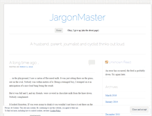 Tablet Screenshot of jargonmaster.wordpress.com