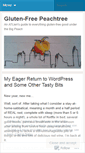 Mobile Screenshot of glutenfreepeachtree.wordpress.com