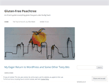 Tablet Screenshot of glutenfreepeachtree.wordpress.com