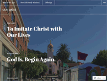 Tablet Screenshot of chrislyford.wordpress.com