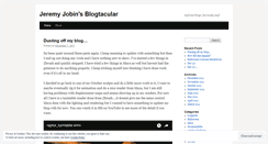 Desktop Screenshot of jjobin.wordpress.com