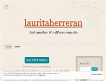 Tablet Screenshot of lauritaherreran.wordpress.com